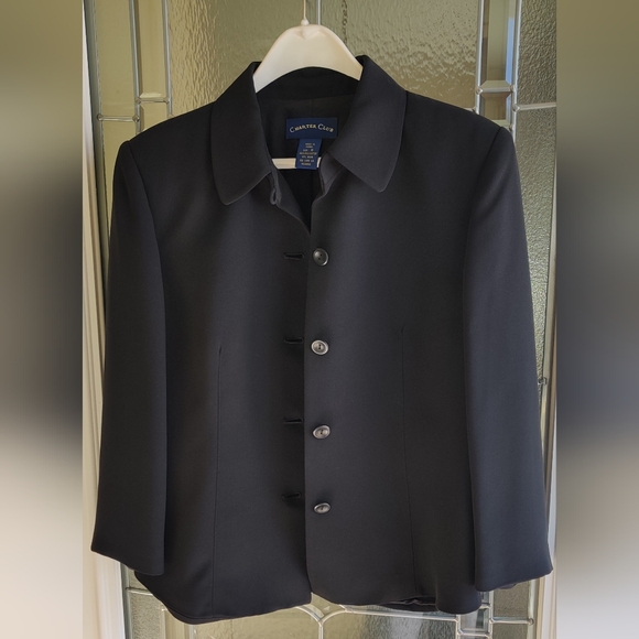 Charter Club Jackets & Blazers - Charter Club Women's Black Jacket Size 6
